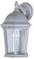 Maxim Cast-One Light Outdoor Wall Mount in Early American Style-8 Inches Wide by 12 inches high-Pewter Finish