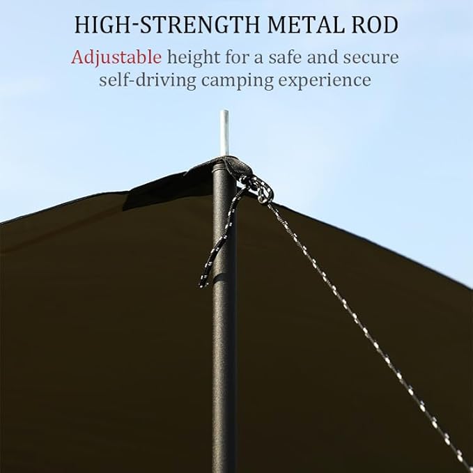 Car Camping Tent for Nissan Frontier S Car Awning Rooftop Tent Watertight Fabric Family Camping Quick Setup Portable Road Trip Accessories