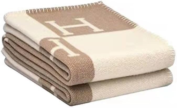 Wool Cashmere Blanket (Orange130 * 180 CM)