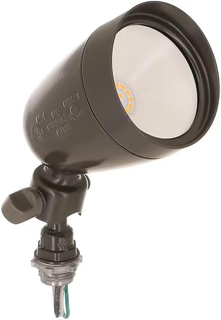 Bell LLS1000Z 120-Watt EQ LED Bronze 1-Head Switch-Controlled Flood Light with Adjustable 1000-Lumen