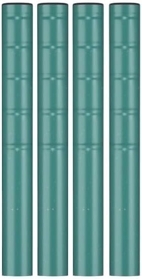 NSF Chrome Post Shelving Units - Set of 4 Heavy Duty Utility Shelves - Adjustable Corrosion-Resistant Easy Assembly (Green 8H)