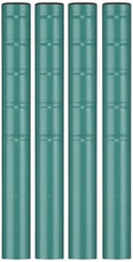 NSF Chrome Post Shelving Units - Set of 4 Heavy Duty Utility Shelves - Adjustable Corrosion-Resistant Easy Assembly (Green 8H)