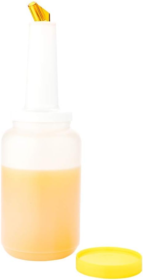 AME D'ESSENCE (SET OF 6) Store N Pour Spout Bottle Containers Flow-N-Stow Fruit Juice &amp Liquor Bar Pour Bottles 2 Quart 6 Colors