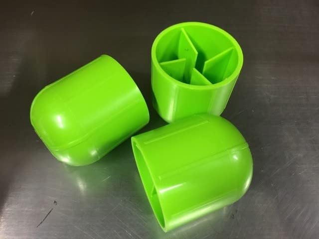 Plastic Tent Stake Cap | Protective Cover to Safely Cover Obtrusive Tent Stakes | Green | Pack of 50