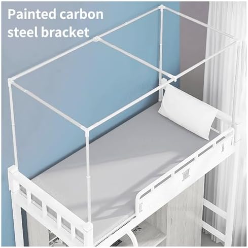 Folding Camping Cot for Adults Heavy Duty Outdoor Bed with Carry Bag Layer Travel Camp Cots Portable Cot Extra WideBlackout Bed Curtain Canopy Bed Tent Twin 4 Corner Post Bed Canopy Frame T