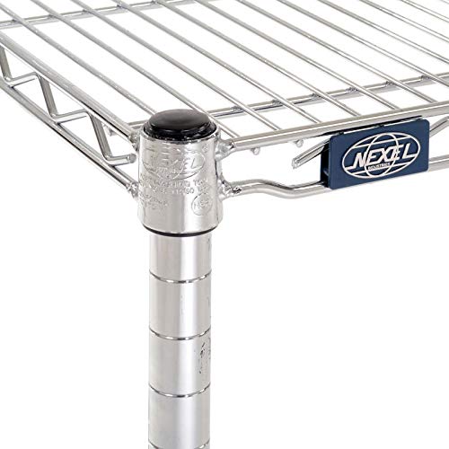 Nexel Commerical Wire Shelf Platform Dunnage Storage Rack 21 x 36 x 14 Chrome