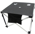 Folding Fabric Picnic Table Side Camping and Beach Beverage Stand