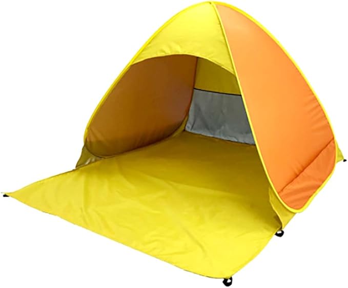UPF 50+ Pop Up Beach Tent Sun Shelter Portable Anti UV Sun Shade Shelter for 1~3 Person Outdoor Activities Camping Fishing Hiking Picnic Touring