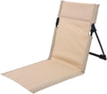 Outdoor Camping Folding Chair Backrest Beach Portable Cushion Chair Tent re Balcony Park Lawn Picnic Seat Fishing
