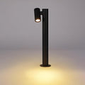 Modern Pathway Lights Adjustable Angle Spotlight Post Lights Outdoor Path Lights LED 2700K Warm Light Walkway Lighting Landscape Sideway Lighting IP65 Waterproof (1-Light)