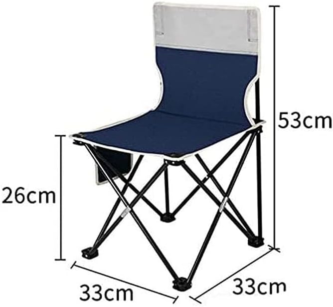 Camping Chair Outdoor Portable Folding Stool Foldable Fishing Camping Chair Picnic BBQ Beach Seat