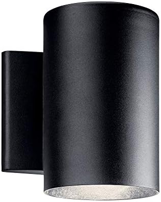 Kichler 11309BKTLED No Family Outdoor Wall-Small 7.00x6.50x5.00 Textured Black