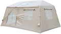 Easy Setup Inflatable Camping Tent Waterproof 4 Season Air Tent with Hand Pump Oxford Glamping Tent for 4/6/8 Adults