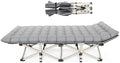 Portable Folding Adult BedAdult Folding Bed Camping Cot Folding Camping Cot with Mat for Adults Heavy Duty Outdoor Bed with Carry Bag Layer Oxford Travel Camp Cots for Camping Spare