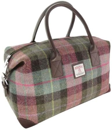 Glen Appin Esk Harris Tweed Travel Overnight Bag LB1006