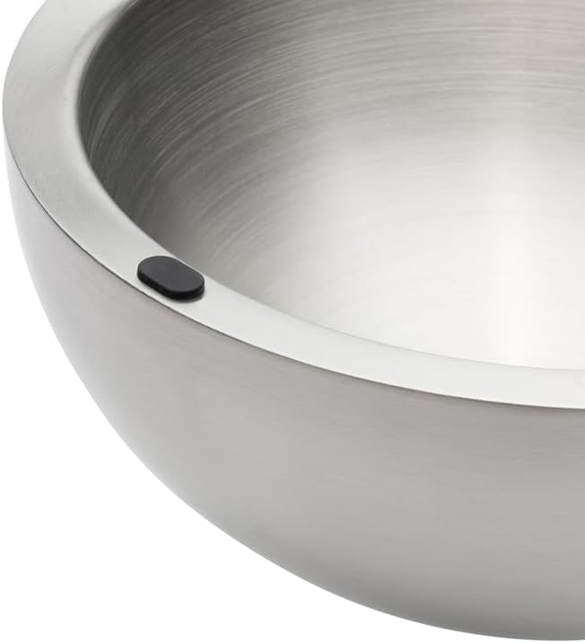 Dip Chiller Bowl - Large 70oz Capacity - Frozen Ice Stainless Steel Party Serving Bowl - Insulated Dip Dish Platter Keeps Salsa Guacamole Condiments Sauces Salad &amp Food Hot or Cold (2 Bowls)