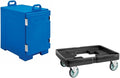 Blue Commercial Catering Insulated 5-Pan Food with Dolly and Strap (29A-159)