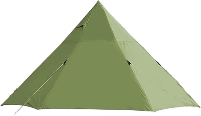 Hexagonal Pyramid Tent Outdoor Camping Portable Foldable Large Thickened Rain