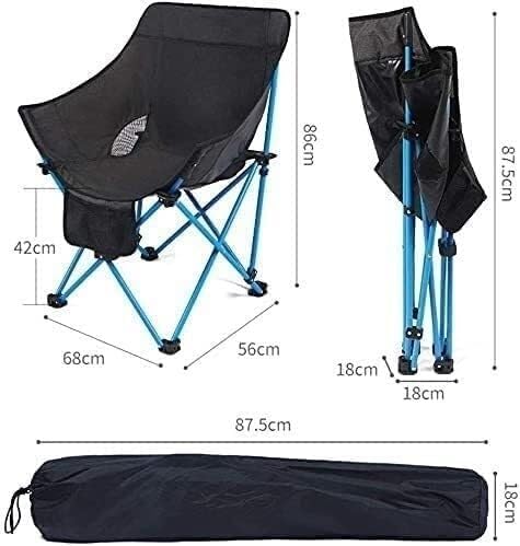 Ultralight Portable Folding Camping Chair Adjustable Backpacking Chair for Outdoor Travel Hiking Picnic Beach and Festivals