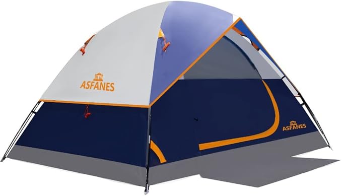 2-12 Person Tents for Camping Waterproof Backpack Double Layer Tents Perfect Picnics Fishing and Backyard Camping