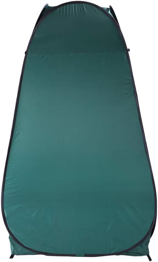 Outvita Pop Up Shower Tent Instant Privacy Dressing Changing &amp Toilet Tent 74’’ Portable Outdoor Shelter for Camping Hiking Fishing Picnic Beach with Carry Bag (Green)