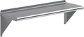 AmGood Stainless Steel Wall Shelf – Select from 47 Sizes. from 10 in. to 96 in. Long. from 6 in. to 24 in. Wide.