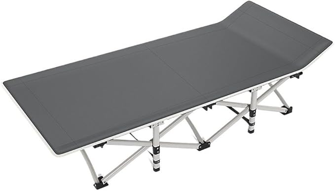 Multifunctional Outdoor Folding Bed Nap Lounger for One Person in the Office Simple and Portable Walking Bed for Adults with Mattresses (Small)