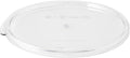 Restaurantware 8.75 Inch Round Polycarbonate Lid - Snap-On Food Storage Cover - Airtight Translucent Container Lid - Dishwasher-Safe Freezer-Safe Hot and Cold Food Friendly - Clear Plastic