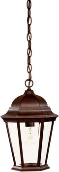 Acclaim 5206BW Richmond Collection 1-Light Outdoor Light Fixture Hanging Lantern Burled Walnut