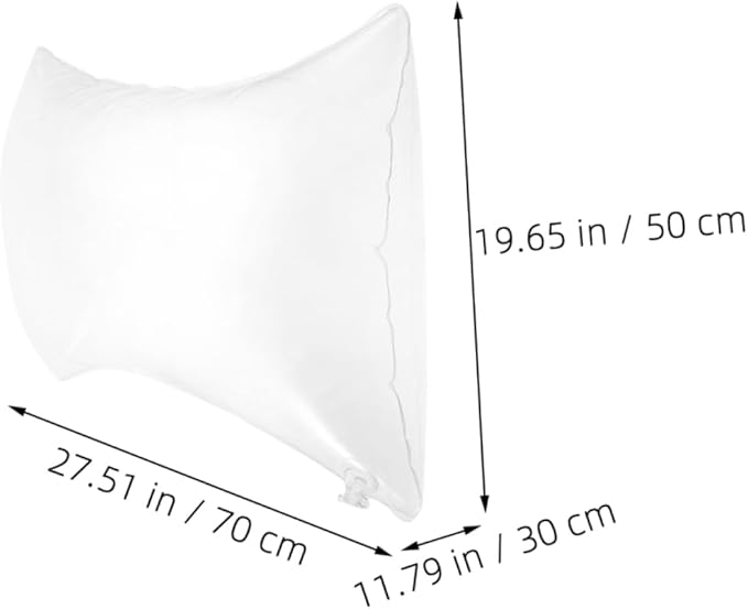 Inflatable Pillow Insert Portable Water Resistant Cushion for Camping Travel Compact Folding Design for Outdoor Office Use