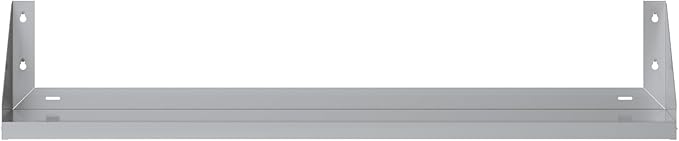 AmGood 12 in. x 60 in. Stainless Steel Wall Shelf with Side Guards. NSF. Restaurant and Home Kitchen Storage Utility Room