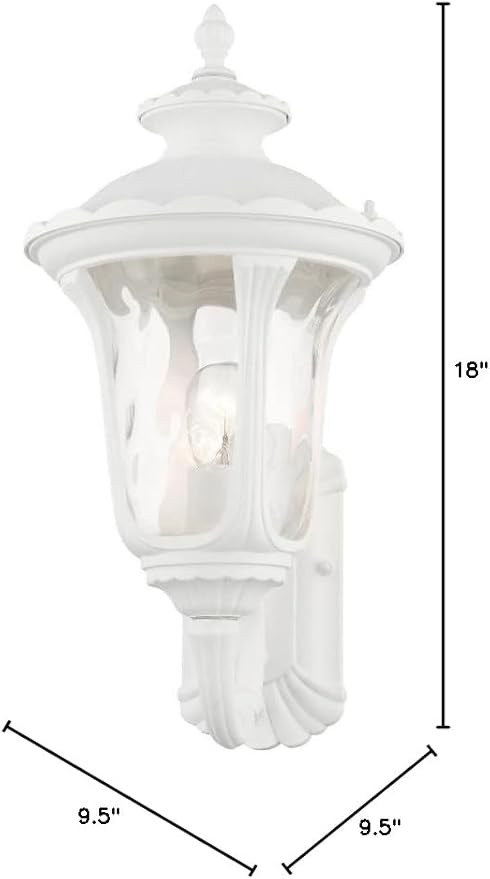Livex Lighting 7852-07 Oxford 1 Light Outdoor Wall Lantern Bronze