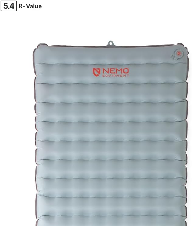 Nemo Equipment Tensor All-Season Ultralight Insulated Sleeping Pad - Long Wide (76x25) - Blade/Spicy Orange