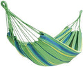 11 ft Hanging Rope Hammock for Travel Camping Hiking Outdoors Backyard (Green-Yellow-Blue-LightBlue)