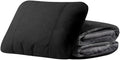 3-in-1 Pillow Blanket Convertible - 2-in-1 Pillow &amp Plush Fleece Blanket for Adults All Seasons Travel Accessory | Nap Office Camping Sofa &amp Airplane Essentials (Black)