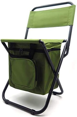 HTTMT Multi-use Backpack Chair Stool with Cooler Bag Hiking Fishing Camping Picnic [Item Number: ET-Seat002]