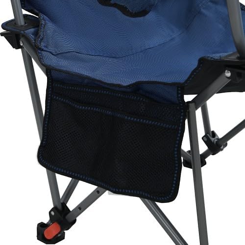 Outdoor Camping Chairs Folding/Portable/Adjustable Reclining Chair(Three-Level Adjustment) Side Pockets &amp Cup HolderCarry Bag