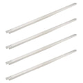 4 Pack 20.6 Inch 523 mm Stainless Steel Adaptor Bar for Food Pan Divider Bar for Food Service Bain Marie Steam Table Steam Loss Prevention