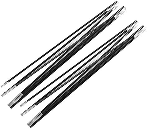 Tent Pole Fiberglass Adjustable Tarp Rod and Tent Poles Awning Frames Kit for Camping Outdoor Support