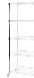 Commercial 72 x 1 Single Pole Industrial Heavy-Duty Wire Shelving Rack Post