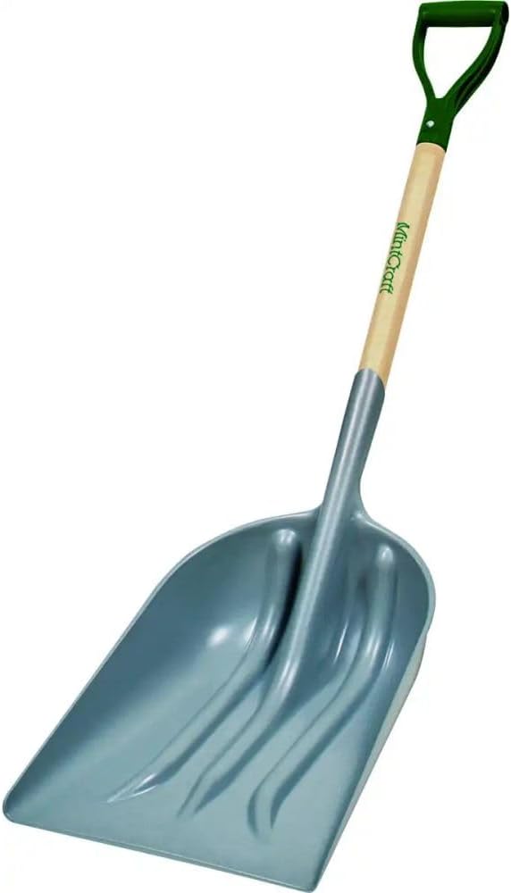 MINTCRAFT 33279 PLA-12 Poly Grain Scoop with Prem Wood Handle