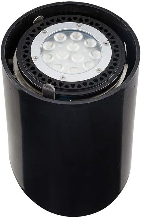 VOLT 12V Drive-Over Rated In-Ground Outdoor Well Light with Cast Brass Grate (Bronze) &amp 9W 2700K Warm White PAR36 LED Bulb for Low Voltage Driveway Yard or Hardscape Lighting