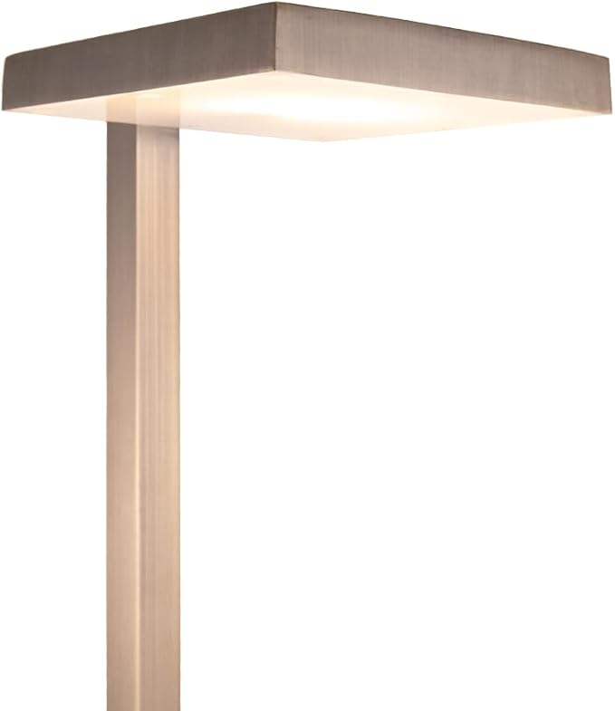 VOLT 12V Cast Brass Flat Top Path Light (Bronze) for Low Voltage Landscape Lighting on Outdoor Pathway Walkway Garden Driveway or Patio