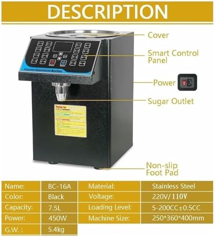 Automatic Fructose Dispenser Metering Machine Efficiently Dispenses Fructose and Syrup Suitable for Restaurants and Snack Shops.