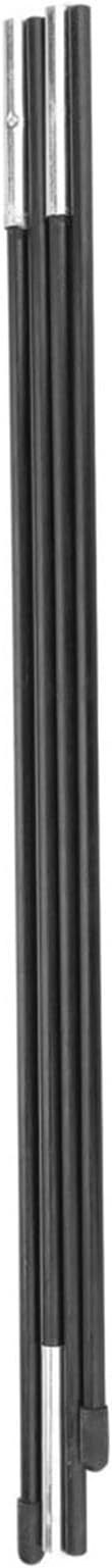 Cocoarm Fiberglass Tent Pole Multi-Segment Foldable Camping Replacement Black 7MM 180CM Suitable for 2*2m Double Tent