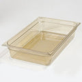 Carlisle FoodService Products 10401B13 StorPlus High Heat Food Pan 4 Deep Full Size Amber