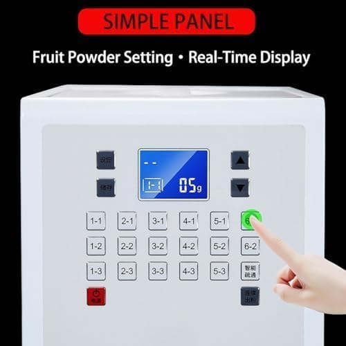 Automatic 3.5L Fruit Powder Dispenser for Fructose Syrup Coffee Powder and Sugar in Beverage Shops Efficient Dosing Machine for Smoothies and Drinks