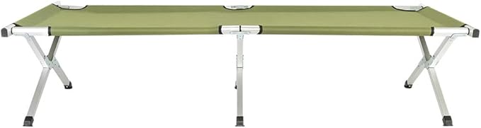 Outdoor Camping Cot Folding Lightweight Bed Portable Camping Cot with Carry Bag for Adults Hiking Hunting Traveling