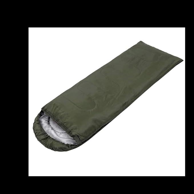 Sleeping Bag with Compression Sack Envelope Portable and Lightweight for 3-4 Season Camping Hiking Traveling Backpacking and Outdoor Activities (Single)