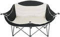 Folding Loveseat Camping Chair Moon Chair Garden Chair Double Camping Chair for Beach Foldable Outdoor seat for Camping Portable Camping Stool Ergonomic Camping Chair Canvas Camping Chair